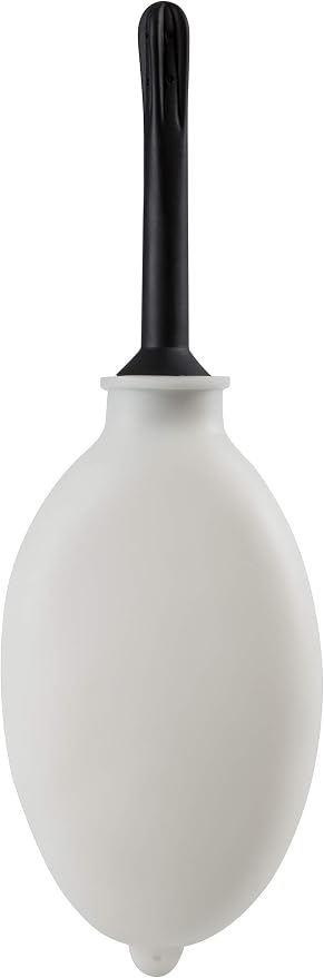 Compact Silicone Douche Bag, Reusable Travel Douche Kit, 11 Fl Oz Capacity, White