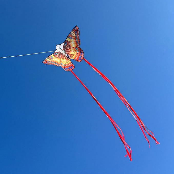 Mint's Colorful Life Butterfly Kite for Kids & Adults Easy to Fly, Large Single Line Kites with 300ft String Kite Handle