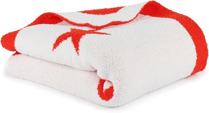 Jay Franco Kids Feather Knit Blanket – 50" x 60" Inch Soft & Cozy Plush Throw for Bedroom & Couch Décor, Official Licensed Product, White - Fortnite
