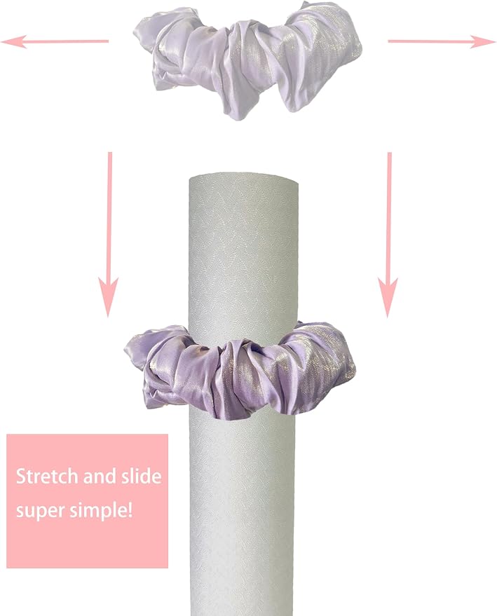 Yoga Mat Scrunchie - Yoga Mat Strap Band - Fits Most Size Mats (Not Suitable for Overly Thick Mats)