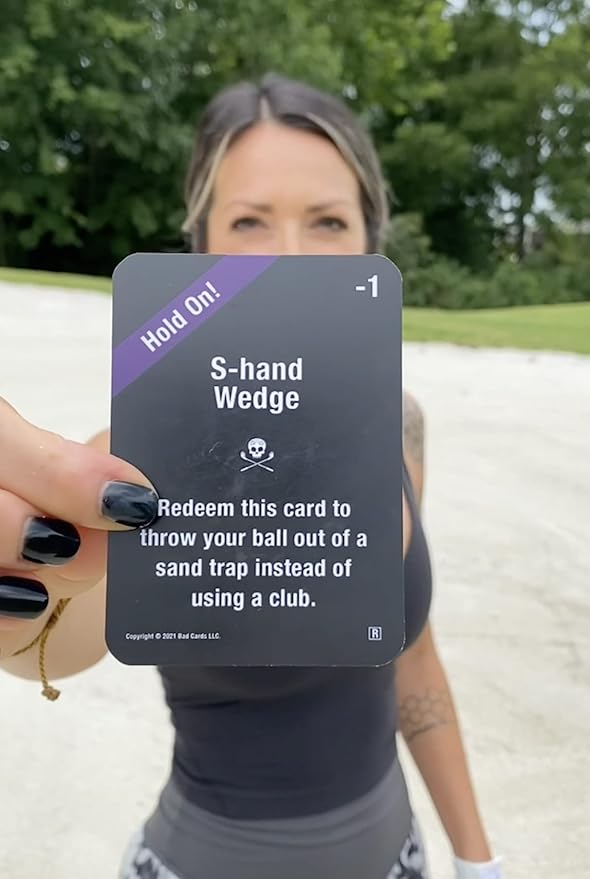 | Interactive Golf Card Game | More Fun and Exciting | Intensify Golf Game with Friends for Good and Bad Golfers | 107 Playing Cards