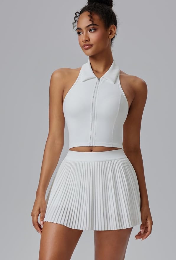 AFZ Pleated Tennis Outfits Woman Polo Athletic Dresses Golf Clothes Athleisure Sets with Shorts