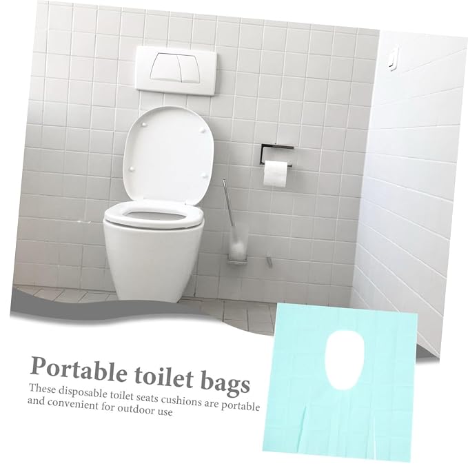 ibasenice 10pcs Disposable Toilet Seat Covers Mats for Travel and Training Individually Wrapped for Cleanliness Public Restrooms and Road Trips