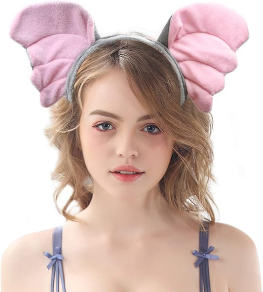 Plush Animal Ears and Horns Headband-Halloween Christmas Festival Theme Party Animal Cosplay Costume Headbands