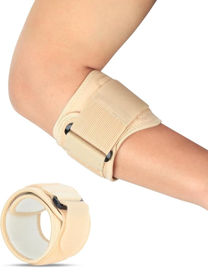 Castor Oil Pack Wrap for Tennis & Golfer's Elbow Castor Oil Wrap Tennis Elbow Brace Strap for Tendonitis Relief for Women Men Right & Left Hands,1 Per Pack L-XL