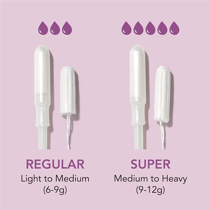 Tampons Made with Organic Cotton Super