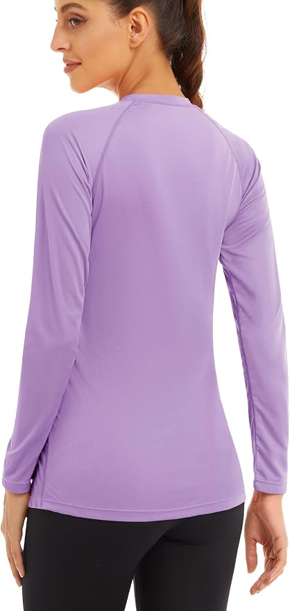 MAGCOMSEN Women's Long Sleeve Shirts UPF 50+ Sun Protection Shirts for Hiking Fishing Workout Rash Guard