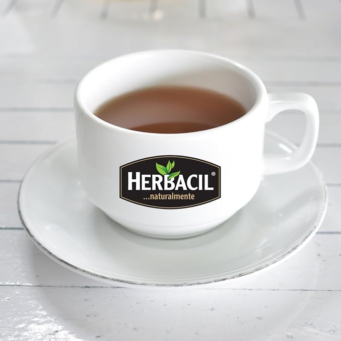 Herbacil Pineapple Tea, Herbal Blend with Dehydrated Pineapple Fruit, Caffeine-Free, All Natural, 2-Pack of 25 bags per box (50 Tea Bags), 1.76 oz Each
