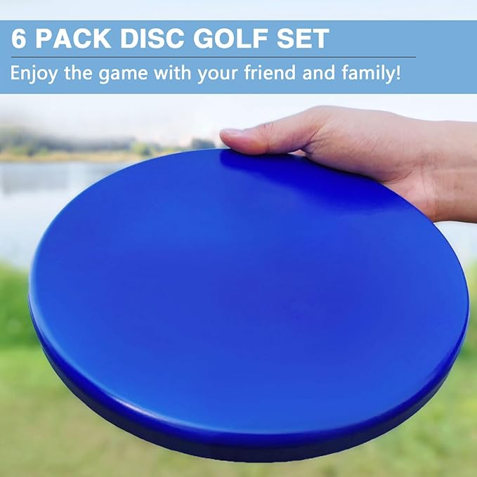 GOOSO Disc Golf Putter | Flying Golf Discs Set of 6 for Beginners – DIY Your Discs