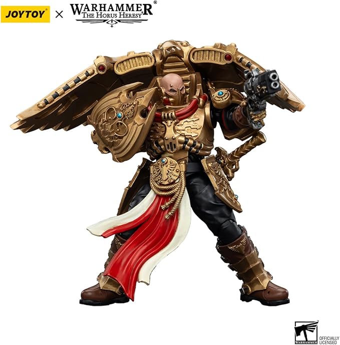JOYTOY Warhammer The Horus Heresy Legio Custodes Custodian Venatari Squad Venatari with Kenetic Destroyer 2, 1:18 Scale 5.4in Action Figure Mecha Joy Toy Collection Model