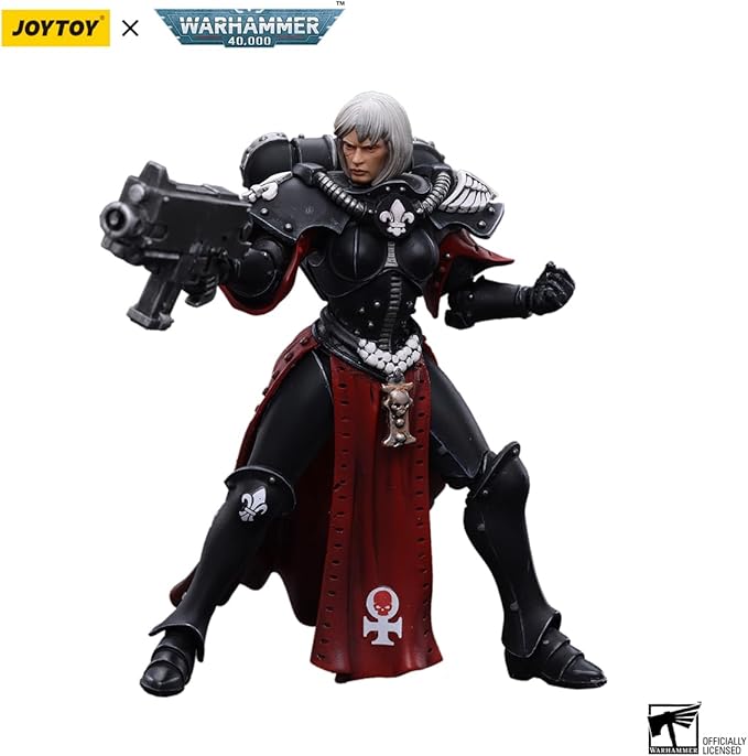 JOYTOY 1/18 Action Figures - Warhammer 40,000 Adepta Sororitas Battle Sister Sister Noyalle - 4‘’,Classic Character,Collectible,Age 15 and Above