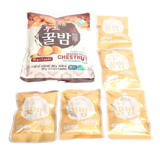 Wang Korean Snack On The Go - Katsuo Udon, Organic Chestnuts