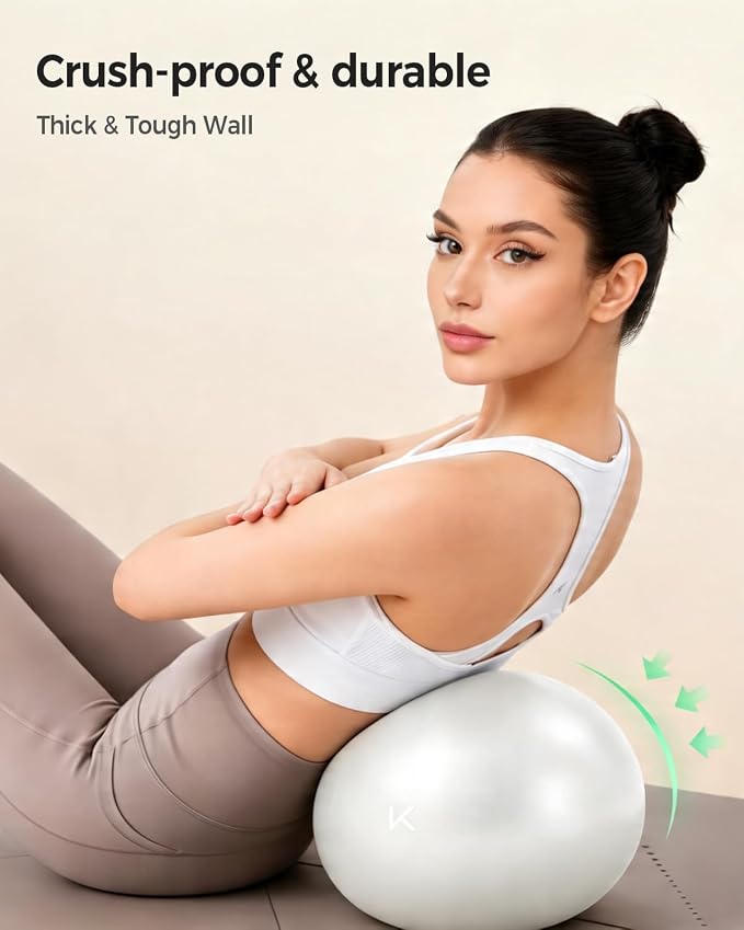 KEEP Exercise Ball Anti-Burst - Thickened Yoga Ball Pilates Ball for Physical Therapy, Fitness Ball for Workout, Core Strength and Physical Therapy