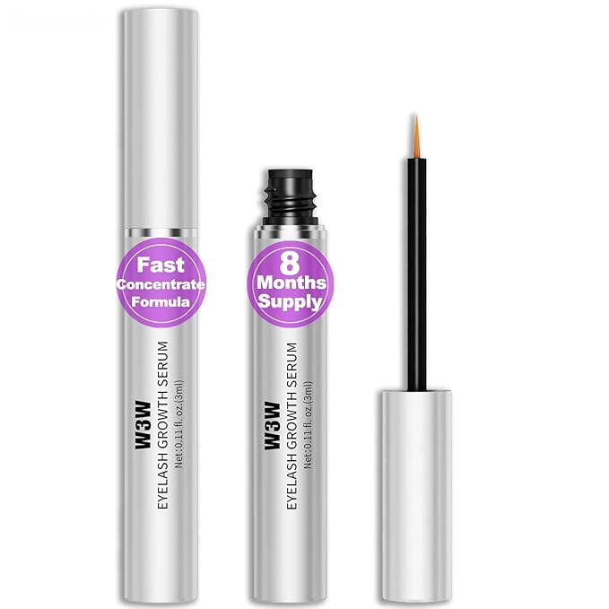 Lash Serum,Eyelash Growth Serum - Rapid Eyelash for stronger, Healthier Lashes & Brows, Vegan & Cruelty-Free (2 PCS)