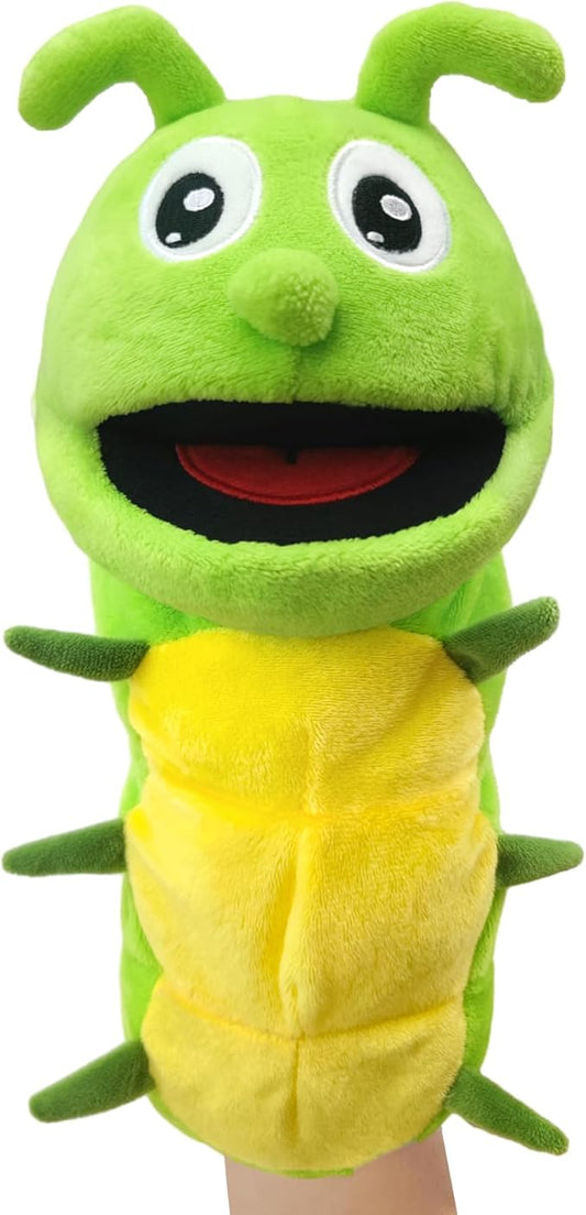 Hand Puppet Realistic Plush Puppet 13",Insect Animal Puppets for Kids Insect Stuffed Animal Hand Puppet with Moveable Mouth,Soft Stuffed Insect Puppet Story Toy Puppets Role Play Show Game