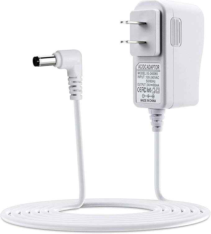 ZZS 24V Diffuser Power Cord Compatible for TaoTronics,InnoGear,URPOWER,Pure Daily Care Aromatherapy Diffusers 150ml 200ml 300ml 400ml 500ml Essential Oil Humidifiers Replacement Adapter