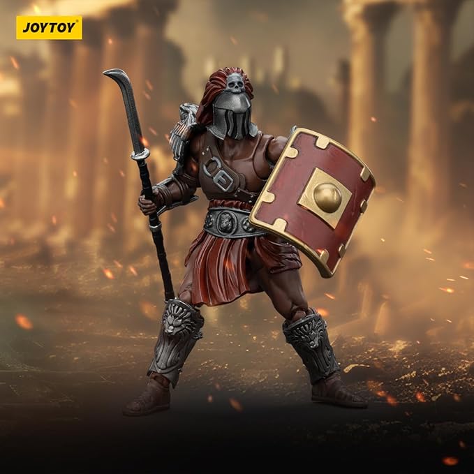 JOYTOY 1/18 Strife Roman Gladiator Giant Scissor Collector's Edition Action Figure-4.25in