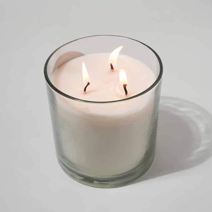 Kadilo Soy Wax Scented Candles, Aromatherapy, Stress Relief, Vegan, Non-Toxic, Infused with Natural Essential Oils from Ancient vedas, Long-Lasting Aroma, 13oz, 3 Wicks, (Sky at Midnight)