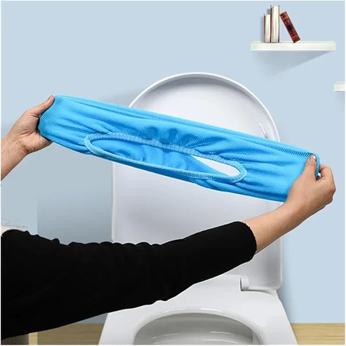Toilet Seat Cover 3pcs Warm Soft Washable Toilet Seat Cover Mat for Home Decor Closestool Mat Seat Case Toilet Lid Cover(Coffee)