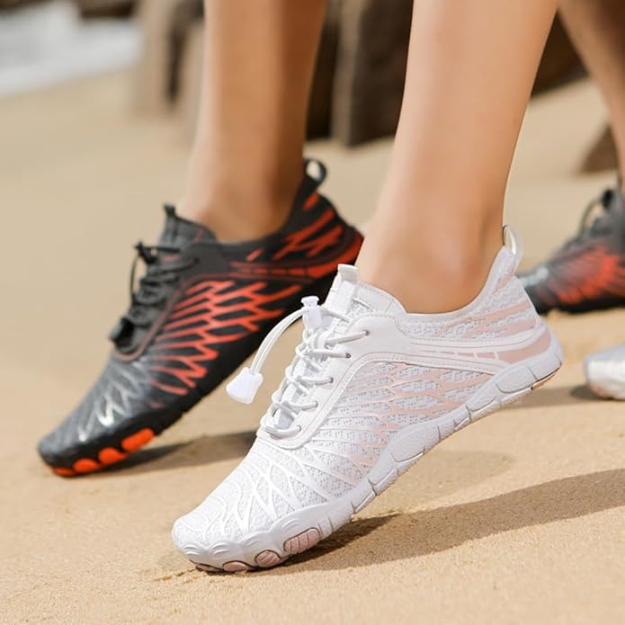 ELETON Barefoot Shoes Women Men Footwear, Wide Toe Box Hiking Zero Drop Non-Slip Quick-Dry River Boat Pool Beach Water Shoes, Lightweight Swimming Running Walking Sneakers Unisex