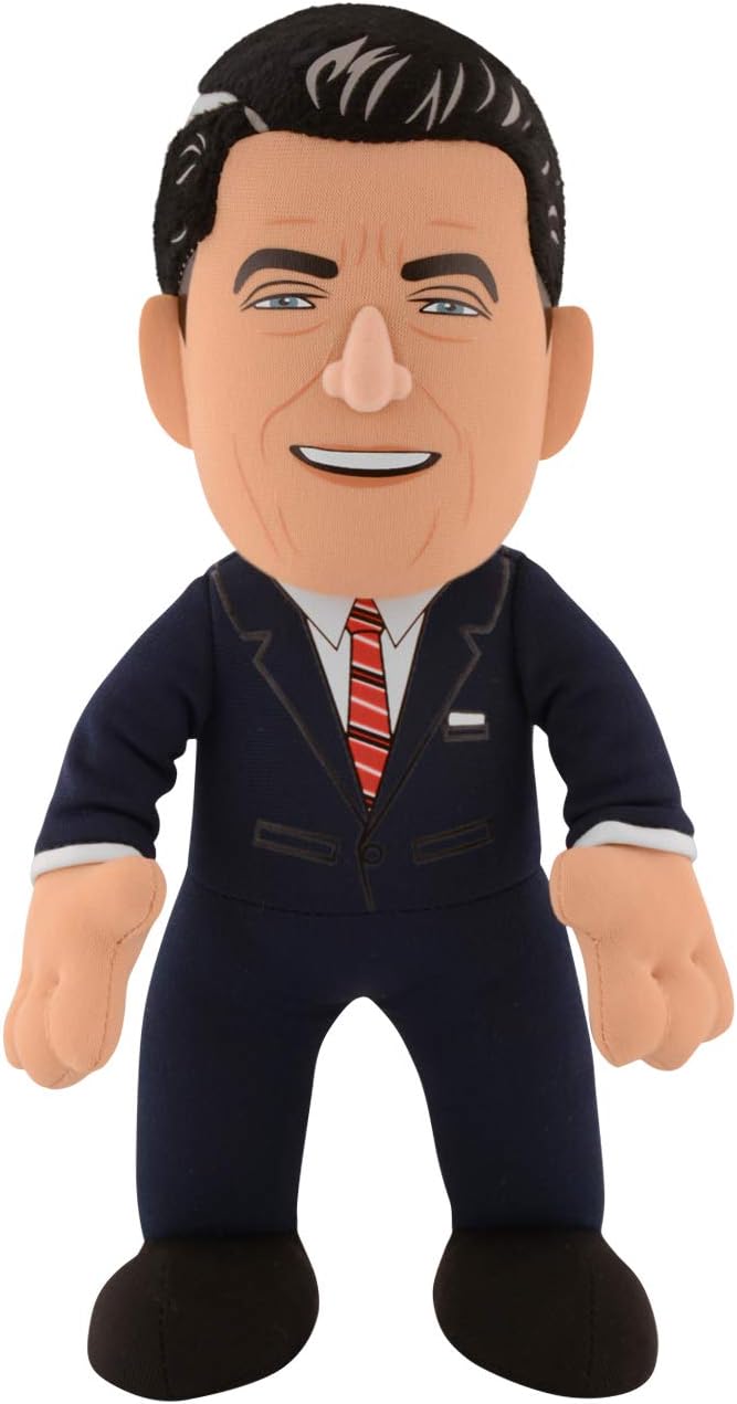 Bleacher Creatures Ronald Reagan 10" Plush Figure- A POTUS For Play or Display