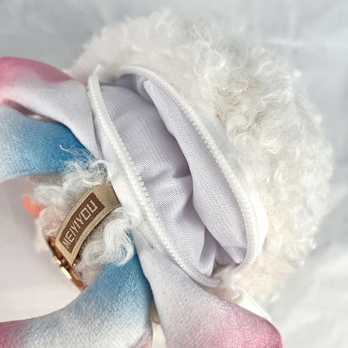 Plush Doll Purse, Plush Toy, Plush Pendant (White)