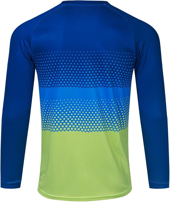 Dirt Bike Jersey for Youth, Kids Mountain Bicycle Shirt Long Sleeve Children Downhill Jerseys for Motorcycle Motocross