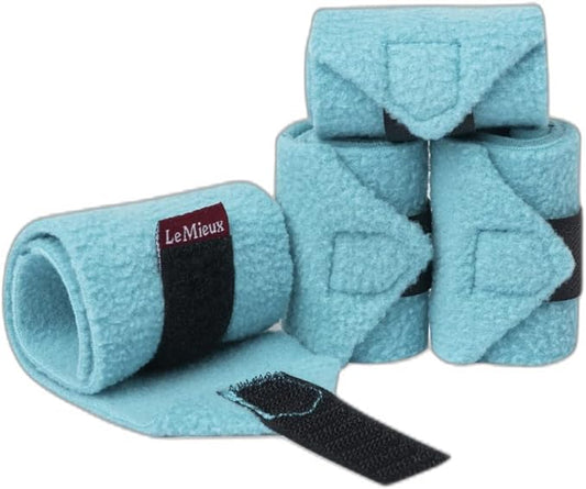 LeMieux Toy Pony Bandages for Toy Pony - Fleece - Simple Fastening - Suitable for Ages 3 Years + - Azure