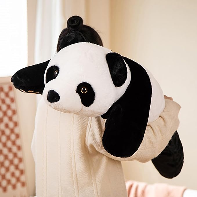 Weighted Stuffed Animals, 31.4" 1.87lbs Weighted Panda Plush Toy Cute Panda Weighted Plush Animals Pillow Gifts for Kids Adults
