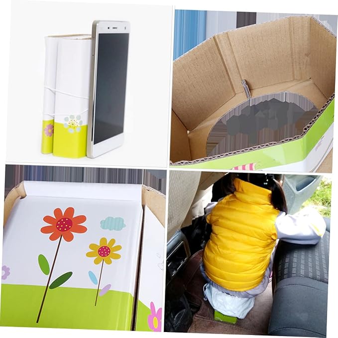 BESTonZON 1pc Portable Foldable Travel Potty Lightweight Travel Toilet for Boys and Girls Compact Design for -up for Outdoor and Home Use