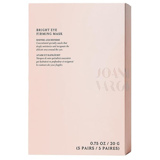 Joanna Vargas Eye Gel Mask – Hydrating Under Eye Patches with Hyaluronic Acid & Chamomile – Depuffing Eye Mask for Dark Circles, Puffiness & Fine Lines – Gel Eye Pads for Women – 5 Pairs