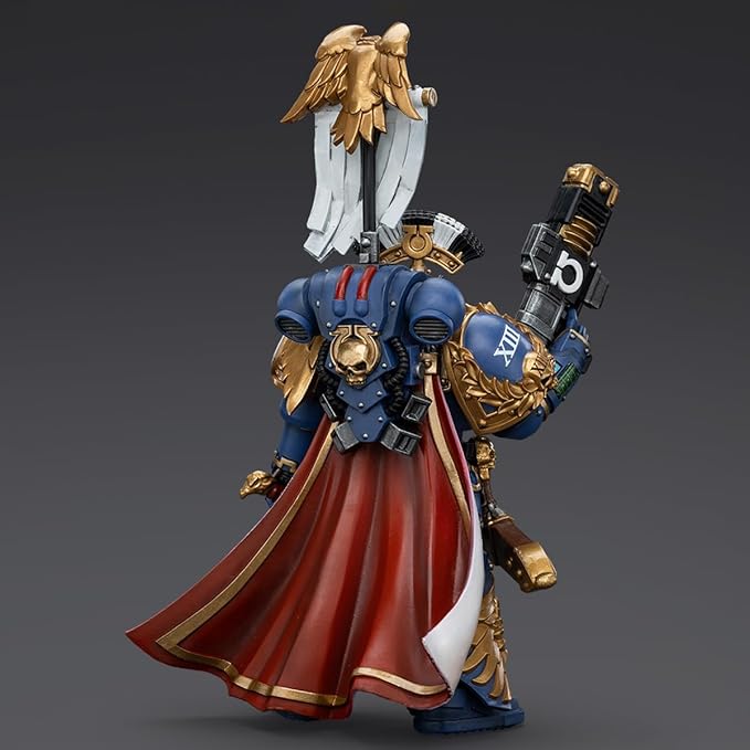 JOYTOY Warhammer 40,000 1/18 Action Figure Ultramarines Legion Praetor with Power Sword and Volkite Serpenta Collection Model Birthday Gift JT00126