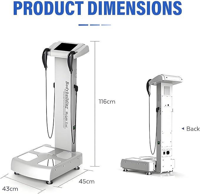 Digital Body Composition Analyzer BMI Body Fat Muscle Mass Measurement Tool for Health Monitoring