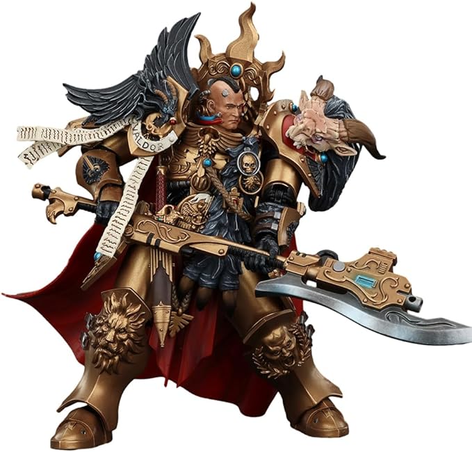 JOYTOY Warhammer The Horus Heresy 1/18 Action Figure Legio Custodes Constantin Valdor, Captain-General of The Legio Custodes Collection Model Birthday Gifts 12 Inch