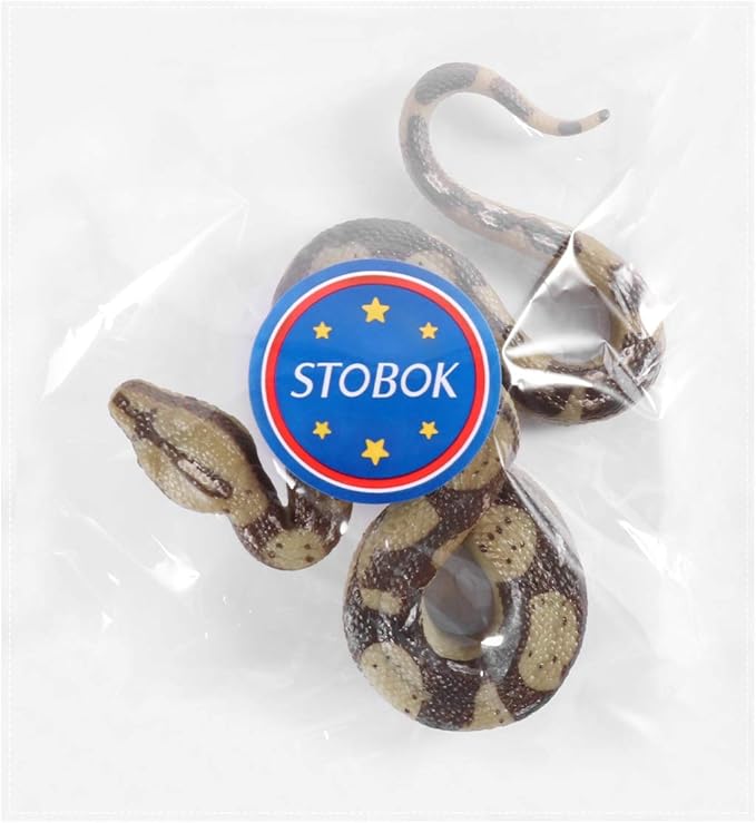 STOBOK Realistic Snake Toy Rubber Snake Figure for Halloween Prank Props