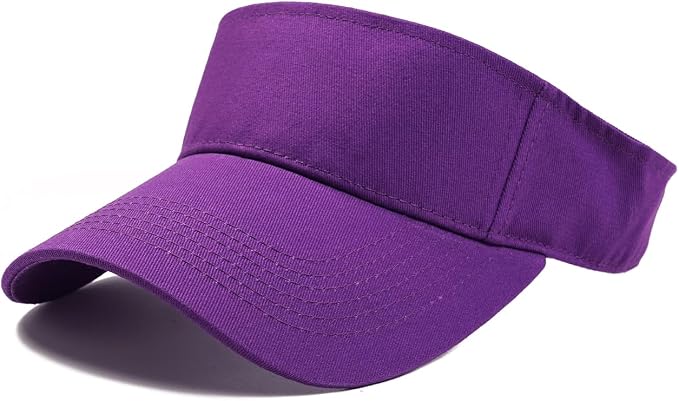 ANDICEQY Sports Sun Visor Hat, Sun Hat Visors for Women and Men for Outdoor | Adjustable Sun Visor Hats, Lightweight & Breathable, Cotton, Ideal for Running, Tennis, Golf, Outdoor Sports and Beach