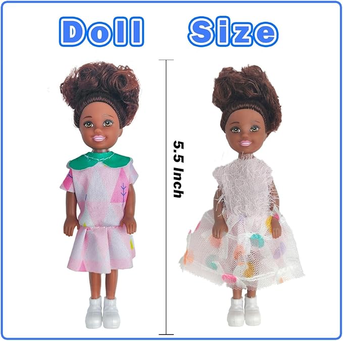 Interactive Family Toy Fun Action Figures Set, Imaginative Family Doll Play