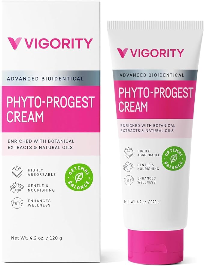 Vigority Women's Botanical Care Duo - Estro-Pro & Phyto-Pro Cream Set for Midlife Skin Comfort, Hydration & Daily Nourishing Support - Gentle, Plant-Based, Non-Irritating Formulas