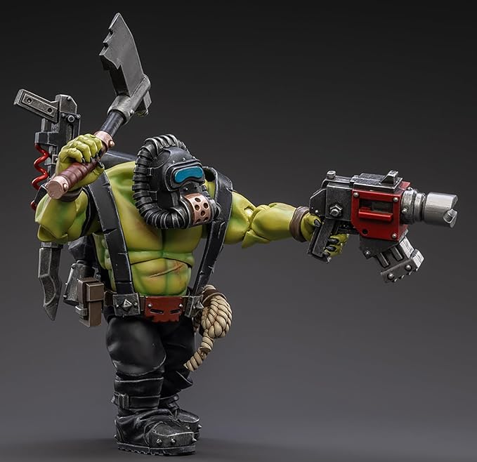 JOYTOY Warhammer 40K 1/18 Action Figures, Ork Kommandos Dakka Boy Snarit Perfect for Collectors & Decor, Ideal Gift for Birthdays, Christmas, Character Figure - JT2955