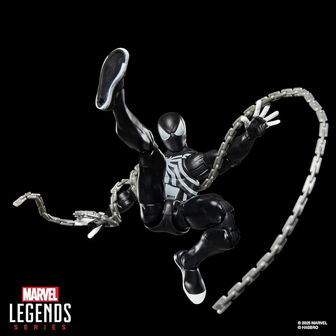 Marvel Legends Series Spider-Venom, Retro Cardback Spider-Man Comics Collectible 6-Inch Scale Action Figure