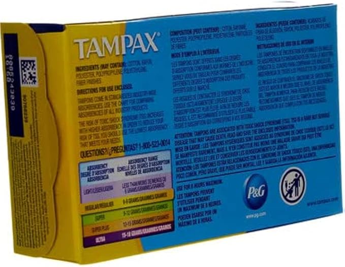 Tampax Regular Tampons with Flushable Cardboard Applicator - Regular - 10 ct