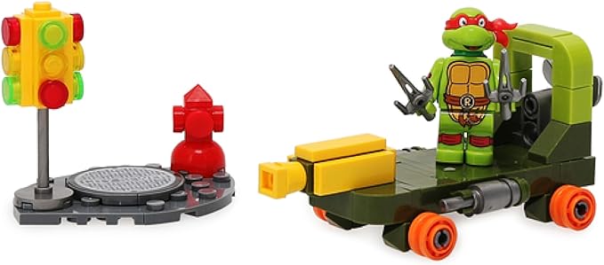Snap & Switch Teenage Mutant Ninja Turtles Cheapskate with Raph Playset - Buildable Toy Set for Fun-Filled Adventures - Ages: 6+