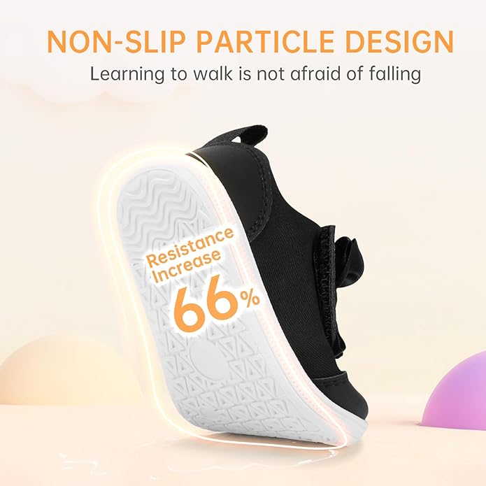Wide Toe Box Toddler Shoes Zero Drop Boys Girls Barefoot Shoe Non-Slip Little Kids Sneakers for First Walking