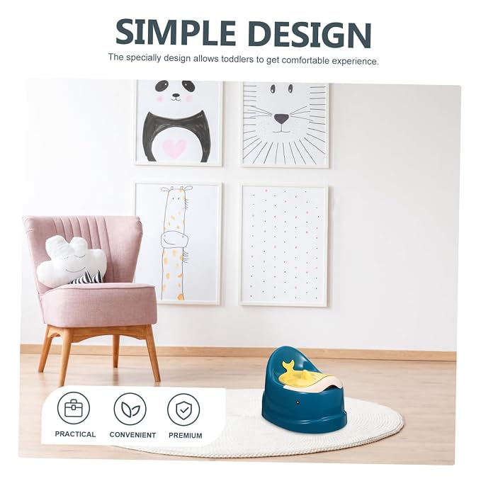BESPORTBLE Potty Training Toilet for Boys and Girls Portable Toddler Potty Seat Non-Slip Design Easy to Clean for Travel and Home Use Baby Toilet Training Seat