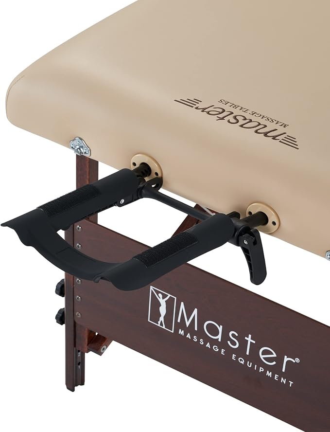 Master Massage Del Ray Pro 30" Portable Massage Table (30" W x 84" L), 750 lbs. Capacity, 3" Cushioning