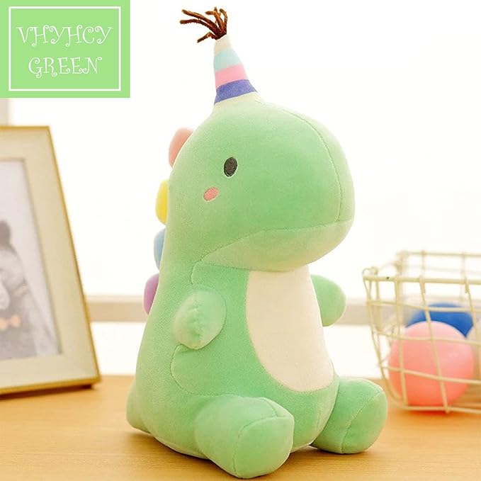 Stuffed Animal Plush Toys, Cute Dinosaur Toy, Soft Dino Plushies for Kids Plush Doll Gifts for Boys Girls (Green, 19.7 Inch)