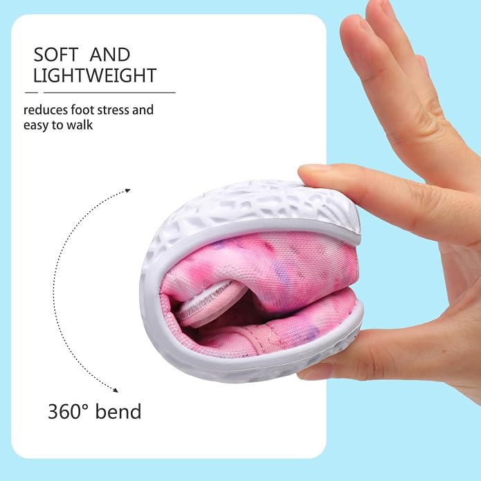 JOINFREE Baby Toddler Water Shoes Boys Girls Sandals Barefoot Kids Breathable Sneakers Shoes for Walking Running
