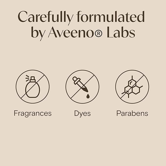 Aveeno Daily Moisturizing Face Lotion with Soothing Prebiotic Oat,Gentle Lotion Nourishes Normal to Dry Skin With Moisture,Sensitive Skin,Fragrance-Free,12 fl. oz,(Pack of 2)