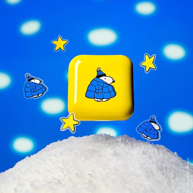 Starface Hydro-Star Big Snoopy Blue Puffer Compact Kit, Absorb Fluid and Reduce Redness, Vegan and Cruelty-Free Skincare (32 Count)