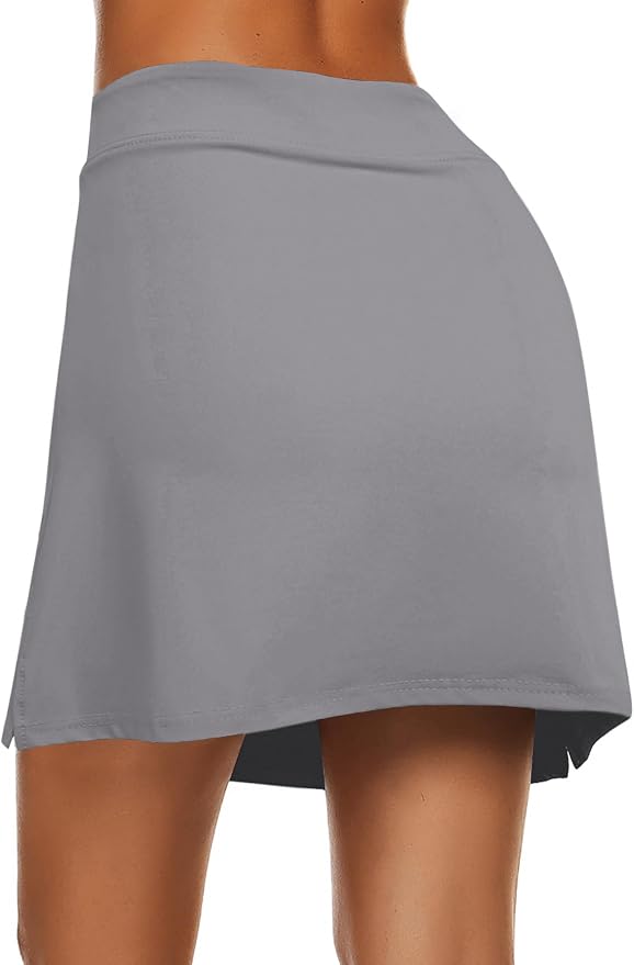 Ekouaer Women's Active Performance Skort Lightweight Skirt for Golf Tennis | Built-in Shorts, A Line, High Waisted, Tummy Control, Pickleball, Running, Workout, Sports, Skorts for Woman